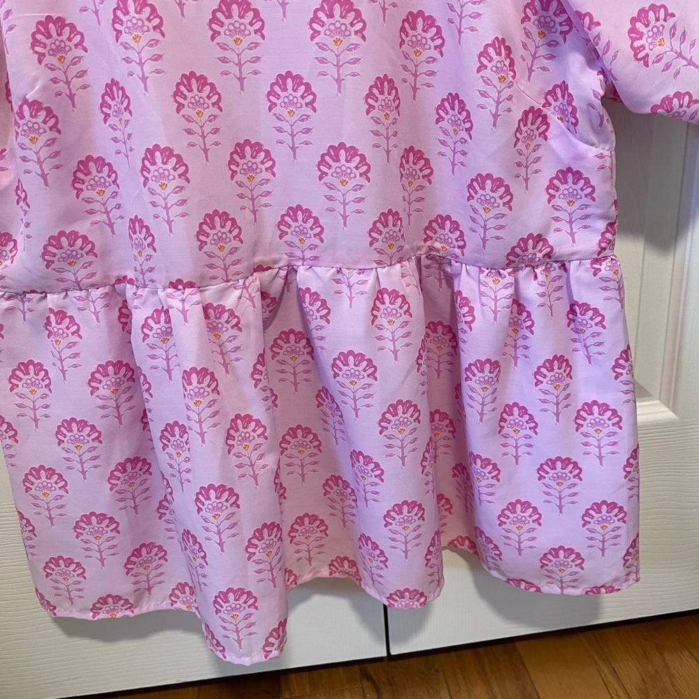 J Marie Floral Babydoll Top Size Medium - Picture 8 of 12